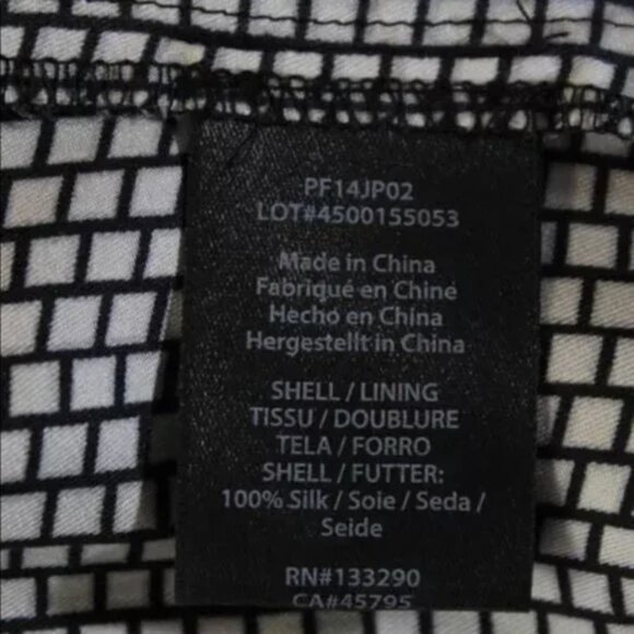 New Revolve x Rachel Zoe Phoebe 100% silk geometric print button front romper - Picture 15 of 16